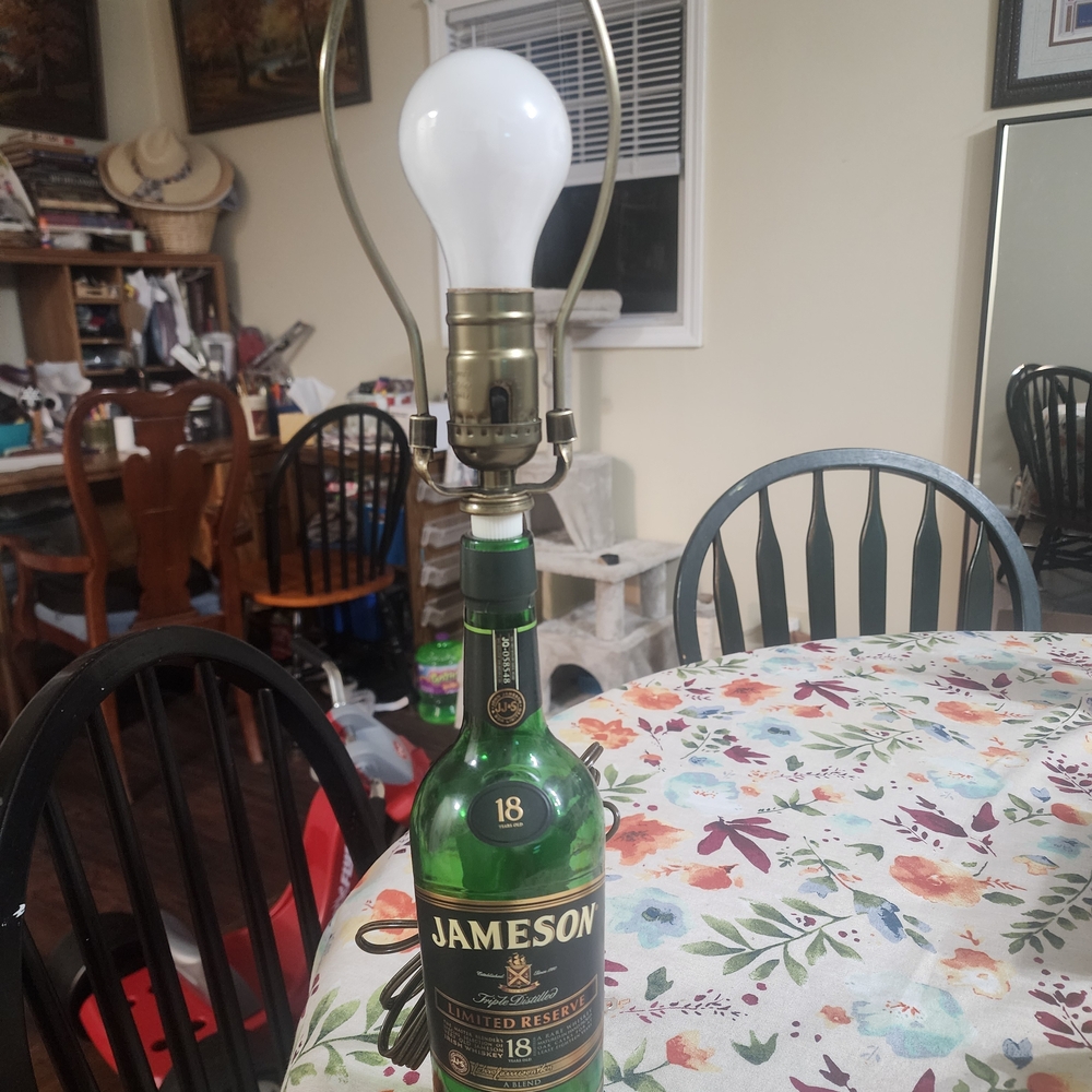 Jameson 18 Year Limited Reserve Bottle Lamp